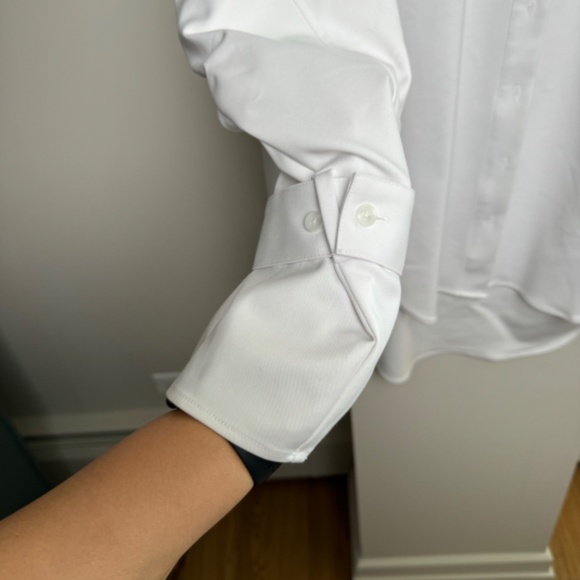 Good American TABBED POPLIN SHIRT - Picture 5 of 11